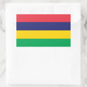 Mauritius - Mauritiaanse vlag Rechthoekige Sticker (Tas)