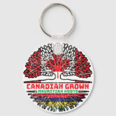 Mauritius Mauritius Canadees Canada - boomstammen Sleutelhanger (Achterkant)