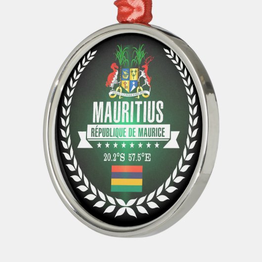 Mauritius Metalen Ornament (Links)