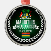 Mauritius Metalen Ornament (Voorkant)