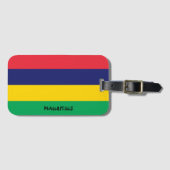 Mauritius National Flag Patriotic Bagagelabel (Voorkant (horizontaal))