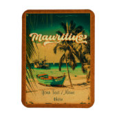 Mauritius-Oost-Afrika  Palm Trees Souvenirs Magneet (Verticaal)