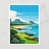 Mauritius Oost-Afrika Reizen  illustratie Briefkaart (Voorkant)