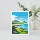 Mauritius Oost-Afrika Reizen  illustratie Briefkaart (Staand voorkant)