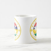 Mauritius Oost-Afrika Retro Sunset Souvenirs 60 Koffiemok (Center)