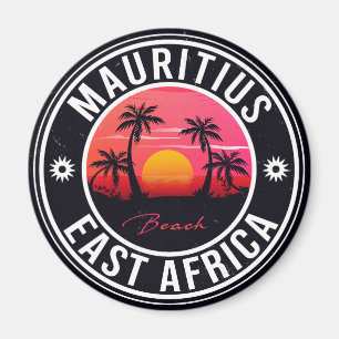 Mauritius Oost-Afrika Retro Sunset Souvenirs 60 Magneet