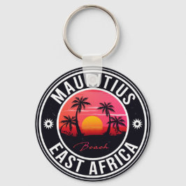 Mauritius Oost-Afrika Retro Sunset Souvenirs 60 Sleutelhanger