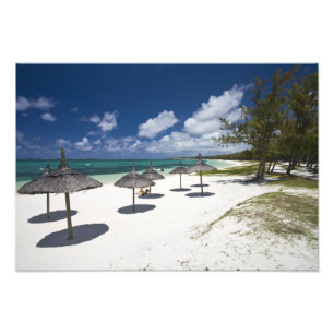 Mauritius, Oost-Mauritius, Belle Mare, Foto Afdruk