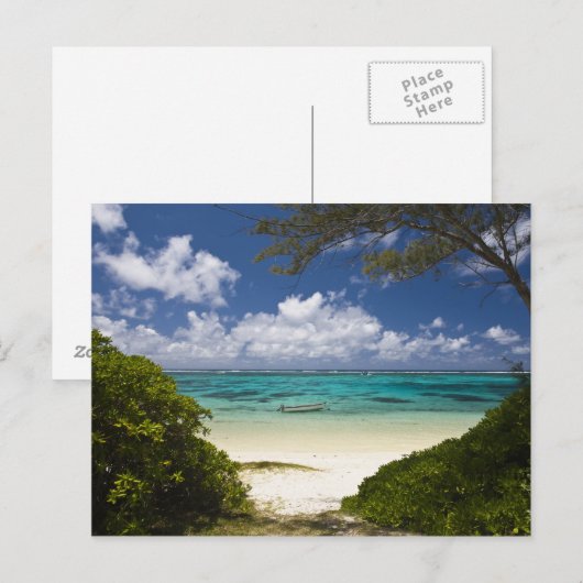 Mauritius, Oost-Mauritius, Belle Mare, Oost Briefkaart (Voorkant / Achterkant)