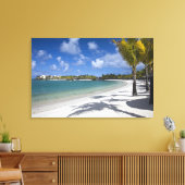 Mauritius, Oost-Mauritius, Trou d' Eau Douce, Canvas Afdruk (Insitu (Woonkamer))