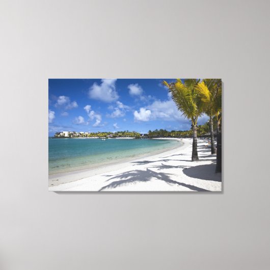 Mauritius, Oost-Mauritius, Trou d' Eau Douce, Canvas Afdruk (Voorkant)