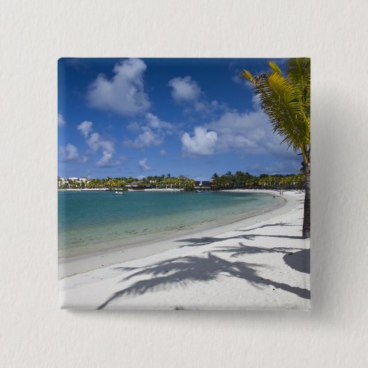 Mauritius, Oost-Mauritius, Trou d' Eau Douce, Vierkante Button 5,1 Cm (Voorkant)