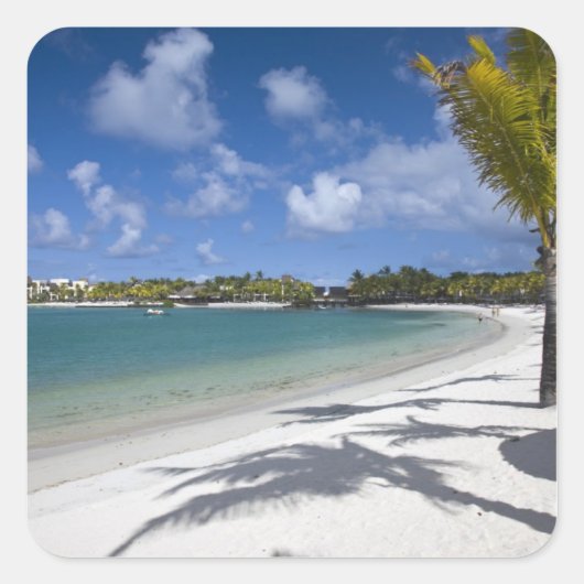 Mauritius, Oost-Mauritius, Trou d' Eau Douce, Vierkante Sticker (Voorkant)