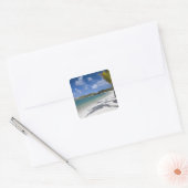 Mauritius, Oost-Mauritius, Trou d' Eau Douce, Vierkante Sticker (Envelop)
