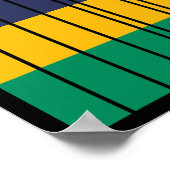 Mauritius Oude Mauritiaanse Vlag Vakantie Poster (Hoek)