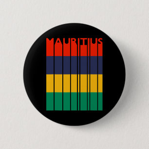 Mauritius Oude Mauritiaanse Vlag Vakantie Ronde Button 5,7 Cm