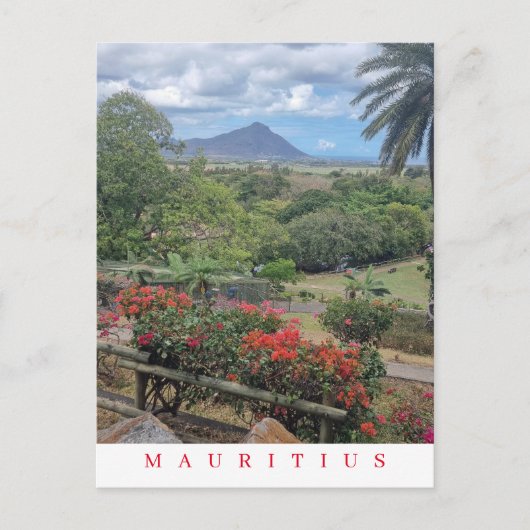 Mauritius panorama ansichtkaart briefkaart (Voorkant)