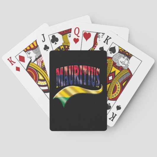 Mauritius Pokerkaarten (Achterkant)