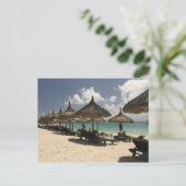 Mauritius, Poste de Flacq. Strandtafereel bij de Briefkaart (Staand voorkant)