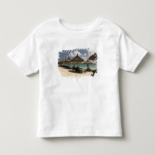 Mauritius, Poste de Flacq. Strandtafereel bij de Kinder Shirts (Voorkant)
