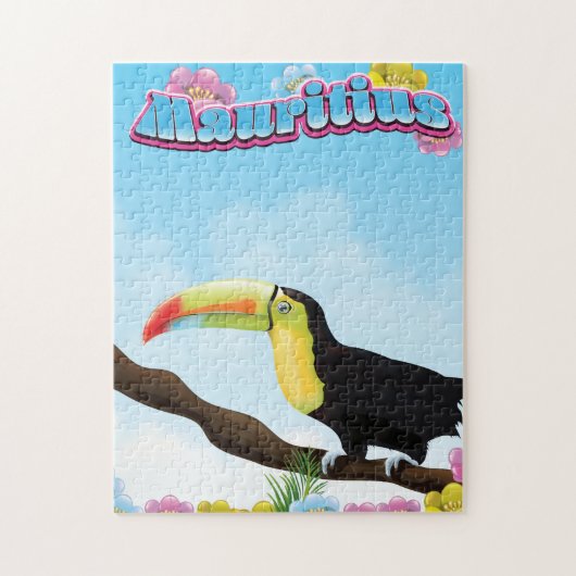 Mauritius reisposter legpuzzel (Verticaal)