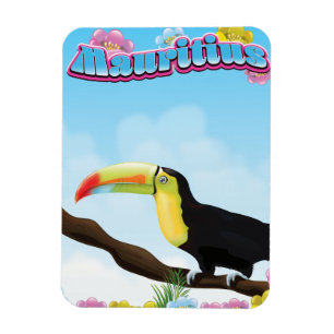 Mauritius-reisposter Magneet