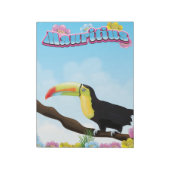 Mauritius-reisposter Notitieblok (Linkerzijde)