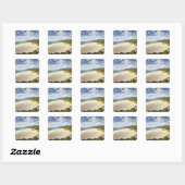 Mauritius, Rodrigues eiland, St. Francois, St. Vierkante Sticker (Vel)