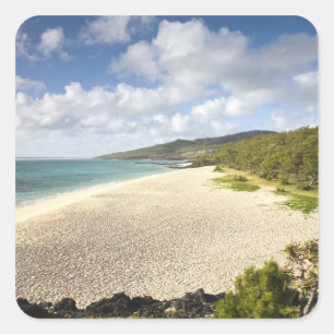 Mauritius, Rodrigues eiland, St. Francois, St. Vierkante Sticker