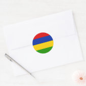 Mauritius Ronde Sticker (Envelop)