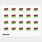 mauritius ronde sticker (Vel)