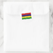 mauritius ronde sticker (Tas)
