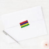 mauritius ronde sticker (Envelop)