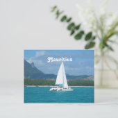 Mauritius Sailing Briefkaart (Staand voorkant)