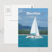 Mauritius Sailing Briefkaart (Voorkant / Achterkant)