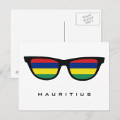 Mauritius Shades aangepast briefkaart voor tekst e (Voorkant / Achterkant)