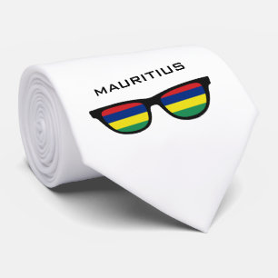 Mauritius Shades aangepast stropdas voor tekst en 