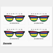 Mauritius Shades aangepaste stickers (Vel)