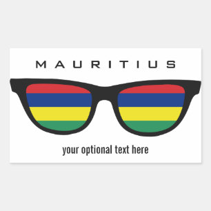 Mauritius Shades aangepaste stickers