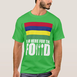 Mauritius souvenir eten reis retro t-shirt
