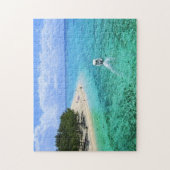 Mauritius - strand Indische Oceaan Boat Turquoise Legpuzzel (Verticaal)