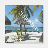 Mauritius , Strand Magneet (Voorkant)