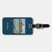 Mauritius  strand souvenir in de Indische Oceaan Bagagelabel (Voorkant horizontaal)