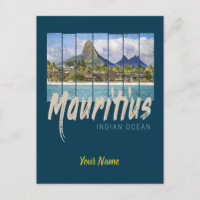 Mauritius  strand souvenir in de Indische Oceaan