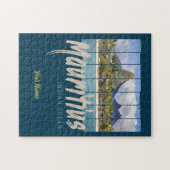 Mauritius strand souvenir in de Indische Oceaan Legpuzzel (Horizontaal)