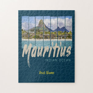 Mauritius strand souvenir in de Indische Oceaan Legpuzzel