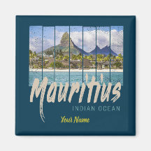 Mauritius  strand souvenir in de Indische Oceaan