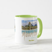 Mauritius  strand souvenir in de Indische Oceaan Mok (Voorkant rechts)