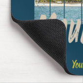 Mauritius  strand souvenir in de Indische Oceaan Muismat (Hoek)