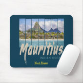 Mauritius  strand souvenir in de Indische Oceaan Muismat (Met muis)